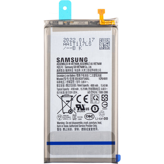 Batería Samsung Galaxy S10+ G975, EB-BG975ABU, Service Pack GH82-18827A 