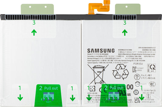 Batería Samsung Galaxy Tab S11 Ultra, EB-BX936ABE, Service Pack GH82-38349A