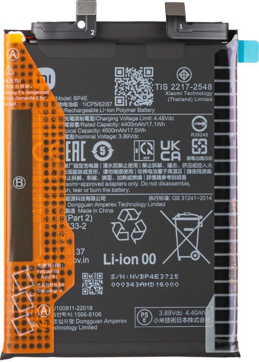 Batería Xiaomi 13 Lite, BP4E, Service Pack 46020000E41G