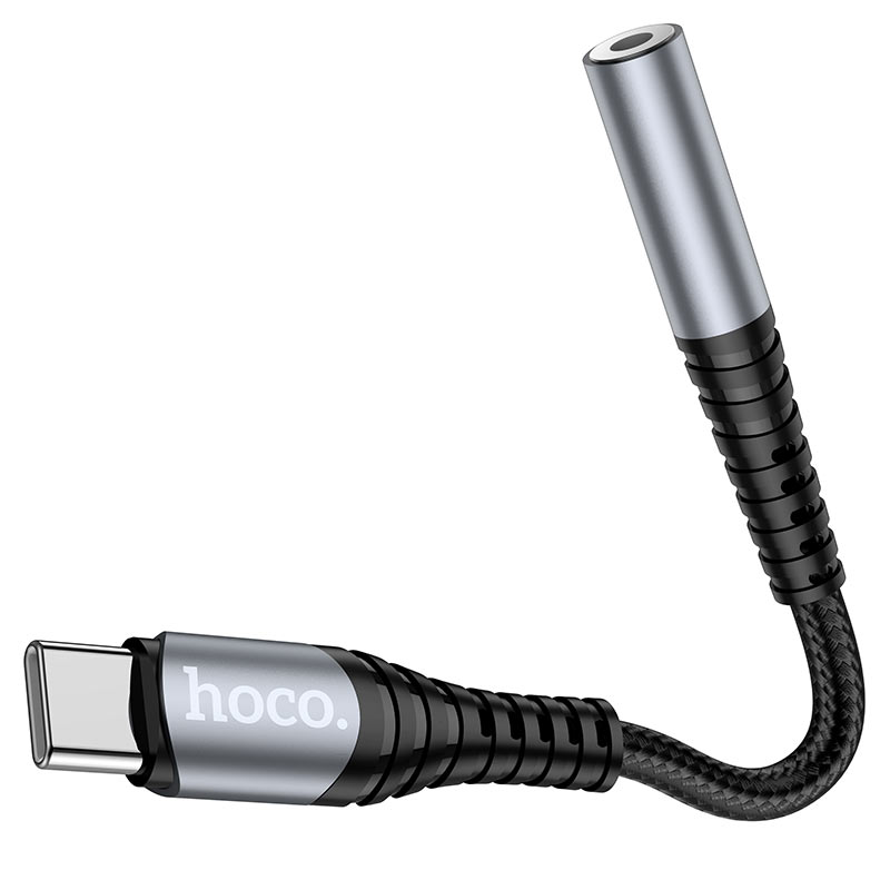 Adaptador de Audio USB-C - 3.5mm HOCO LS33, Gris