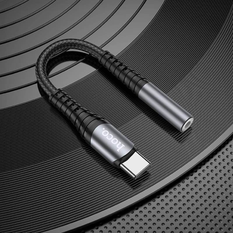 Adaptador de Audio USB-C - 3.5mm HOCO LS33, Gris