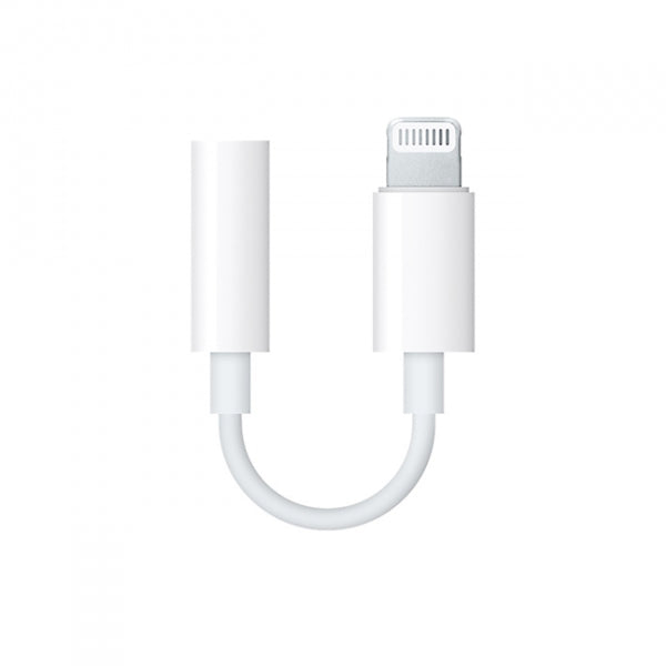 Adaptador de audio Apple Lightning - 3,5 mm, blanco MMX62ZM