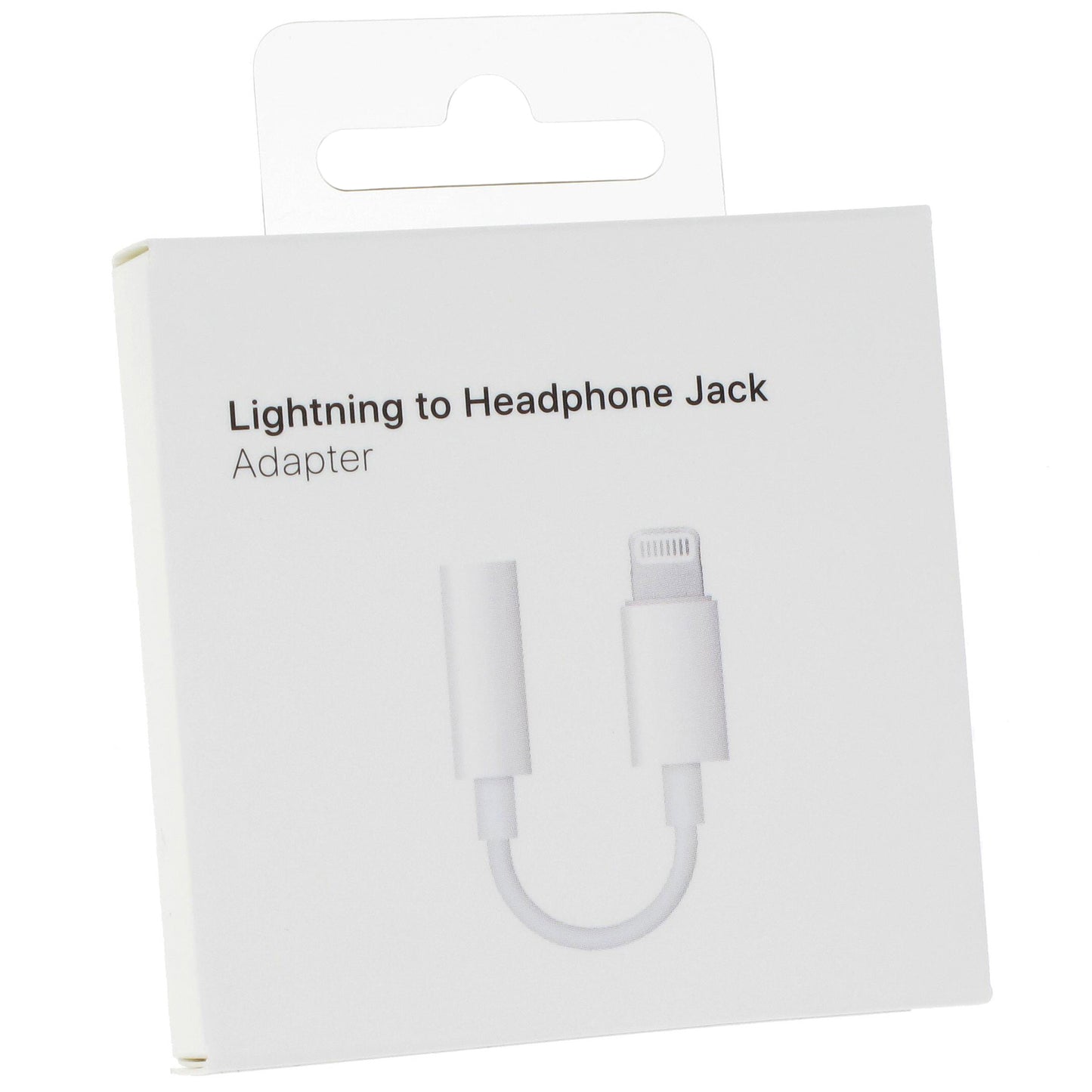 Adaptador de audio Lightning - 3,5 mm OEM, blanco