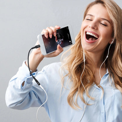 Lightning Audio Adapter - 3.5mm Acefast C1-05, Black