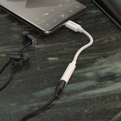 USB-C Audio Adapter - 3.5mm HOCO LS30, White