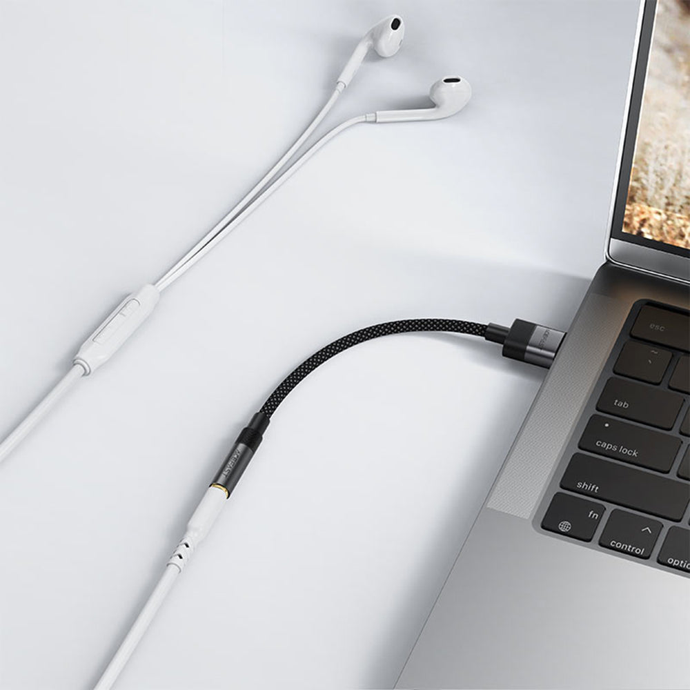 Adaptador de Audio Acefast J13, USB-A - 3.5mm, Negro