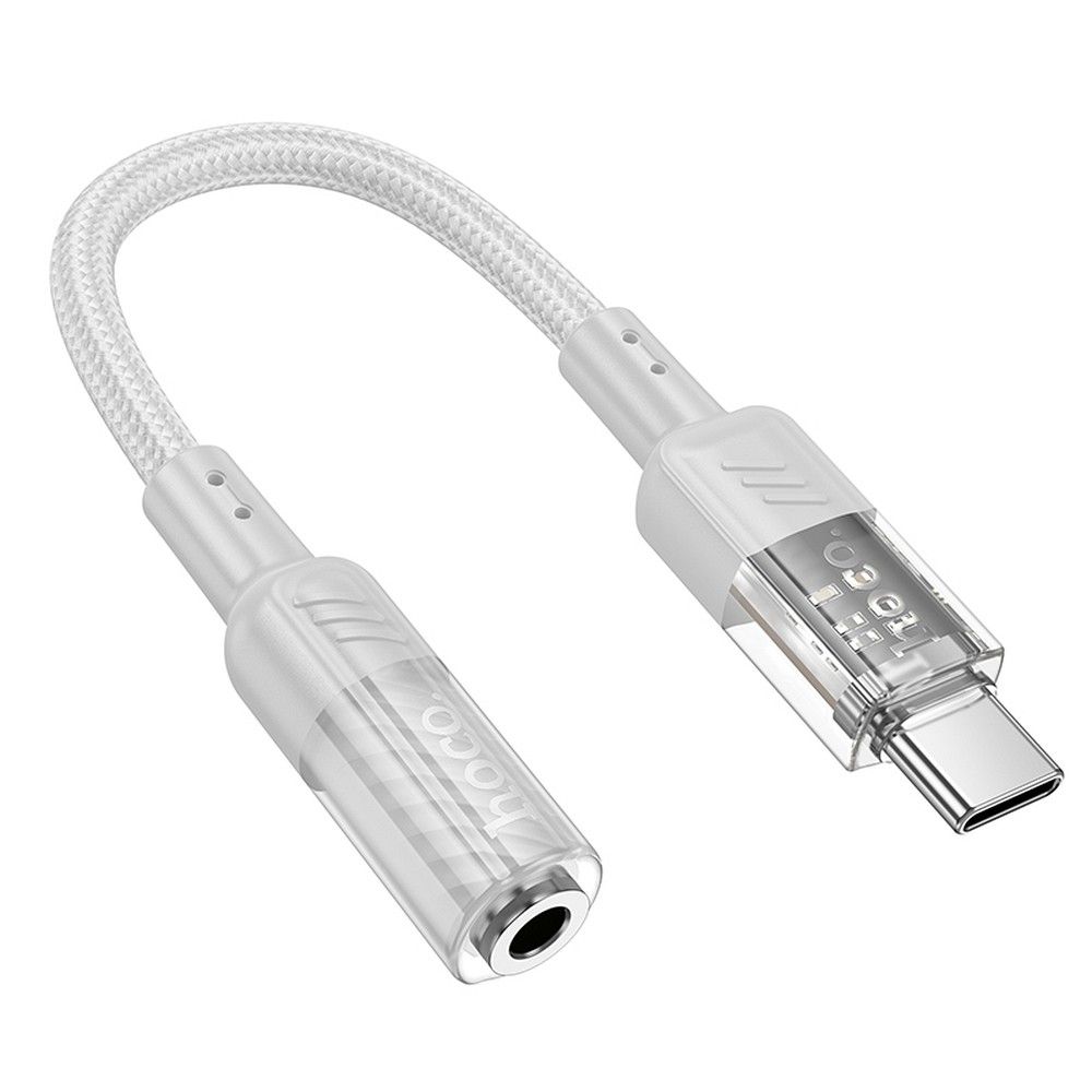 Adaptador de audio USB-C - 3,5 mm HOCO LS37, Gris 