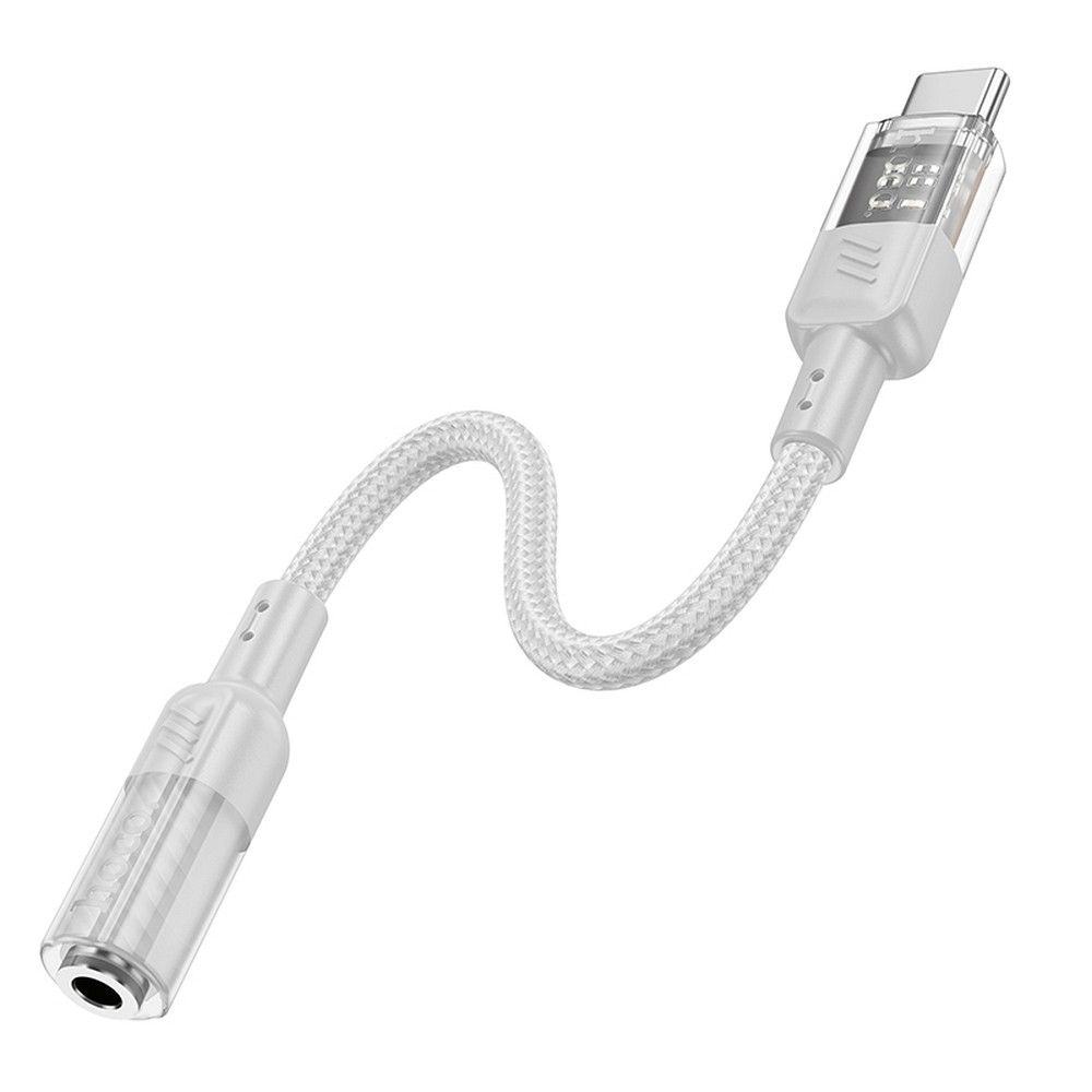 Adaptador de audio USB-C - 3,5 mm HOCO LS37, Gris 