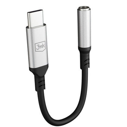 USB-C Audio Adapter - 3.5mm 3MK, Silver