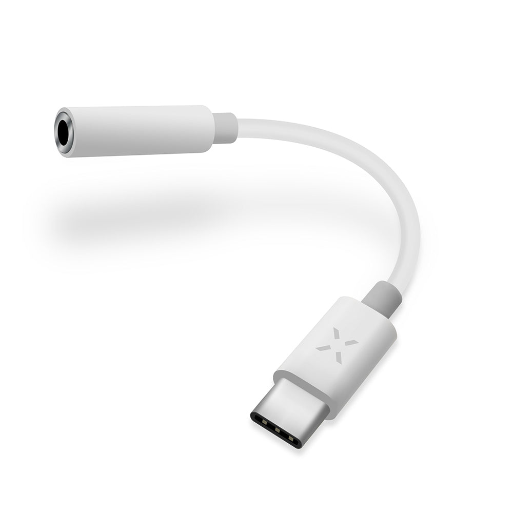 Adaptador de Audio USB-C - 3.5mm Fixed, Blanco