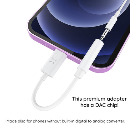 Adaptador de Audio USB-C - 3.5mm Fixed, Blanco