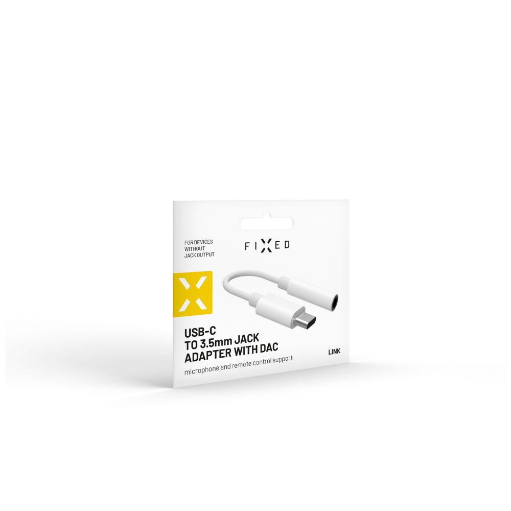 Adaptador de Audio USB-C - 3.5mm Fixed, Blanco