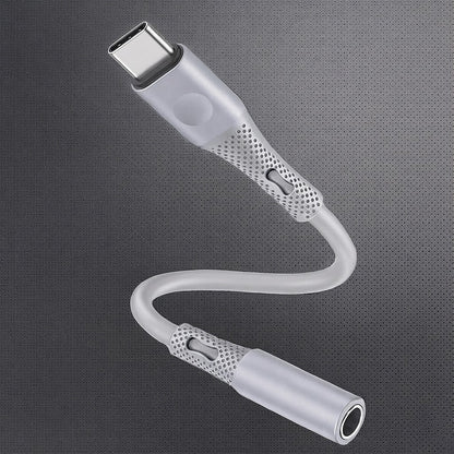Adaptador de Audio USB-C - 3.5mm Techsuit AC1 SoundFlex, Gris