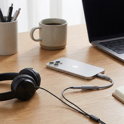 Adaptador de Audio USB-C - 3.5mm Techsuit AC1 SoundFlex, Gris