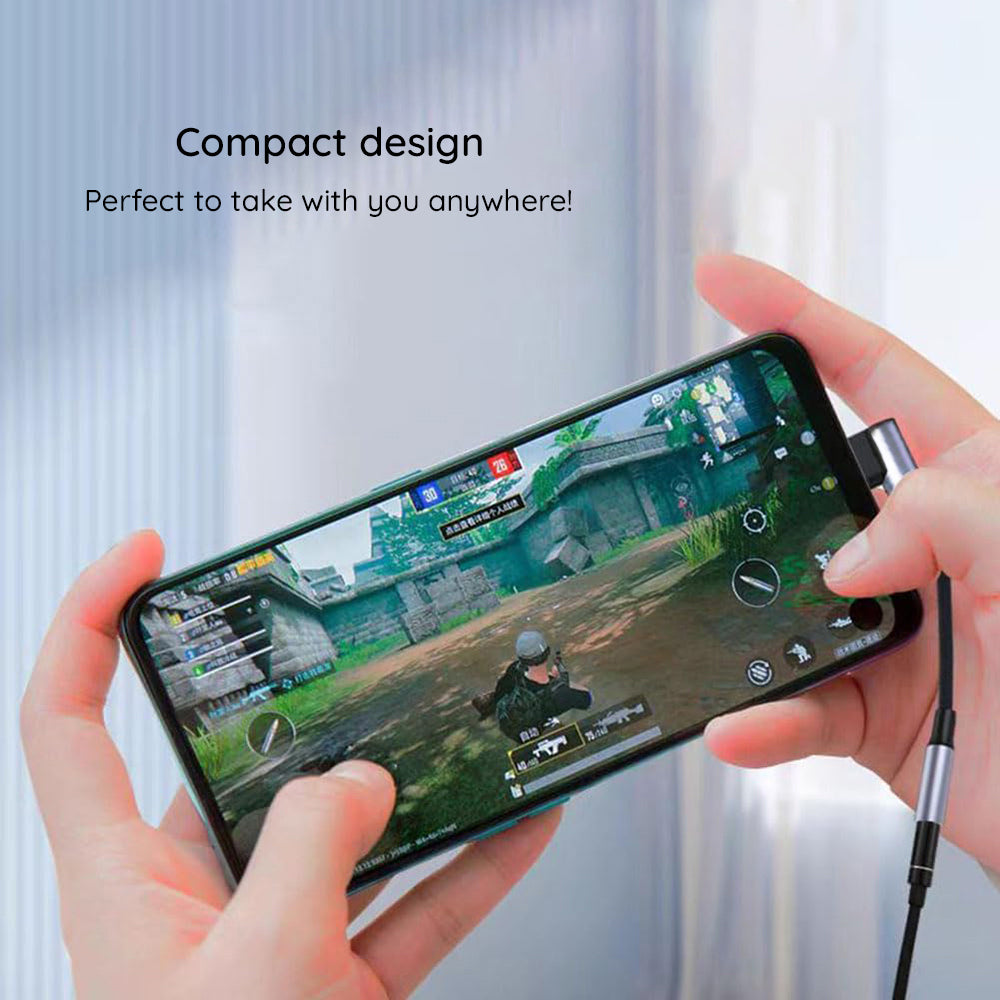 Adaptador de Audio USB-C - 3.5mm Techsuit AC7 MusicDox, Gris