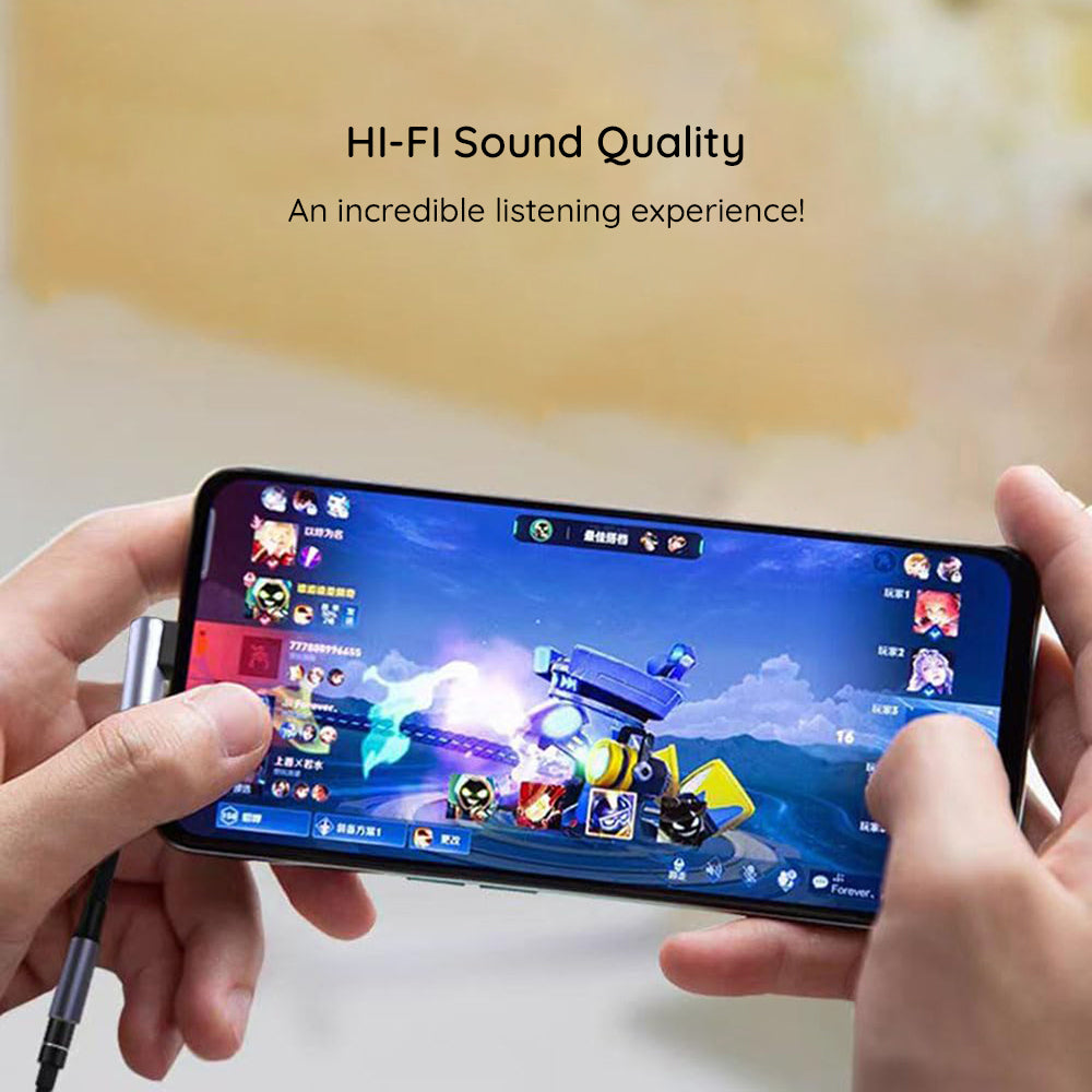 Adaptador de Audio USB-C - 3.5mm Techsuit AC7 MusicDox, Gris