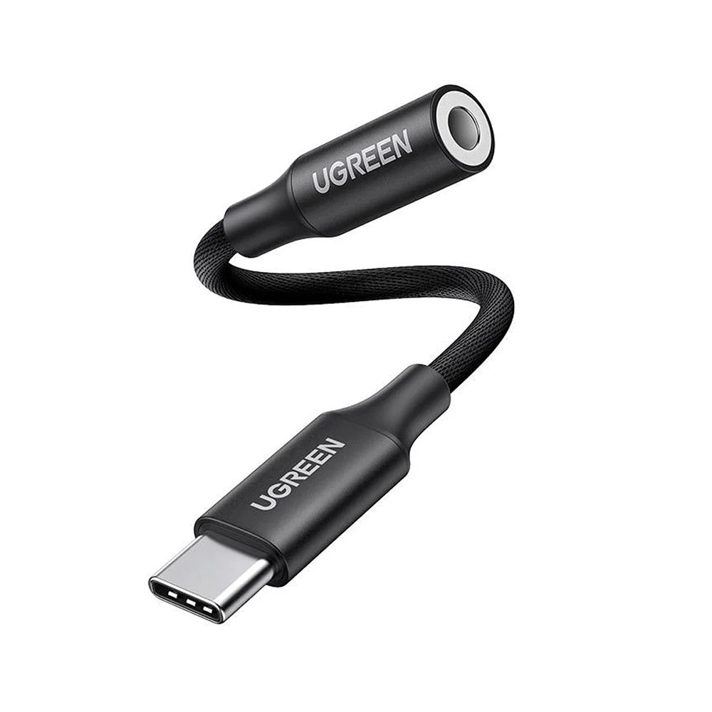 USB-C to 3.5mm Audio Adapter UGREEN AV161, Black