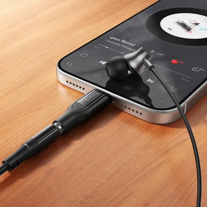 Adaptador de Audio USB-C - 3.5mm HOCO UPA35, Negro