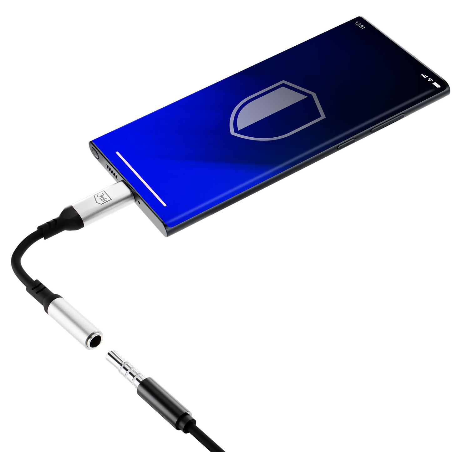 USB-C Audio Adapter - 3.5mm 3MK, Silver