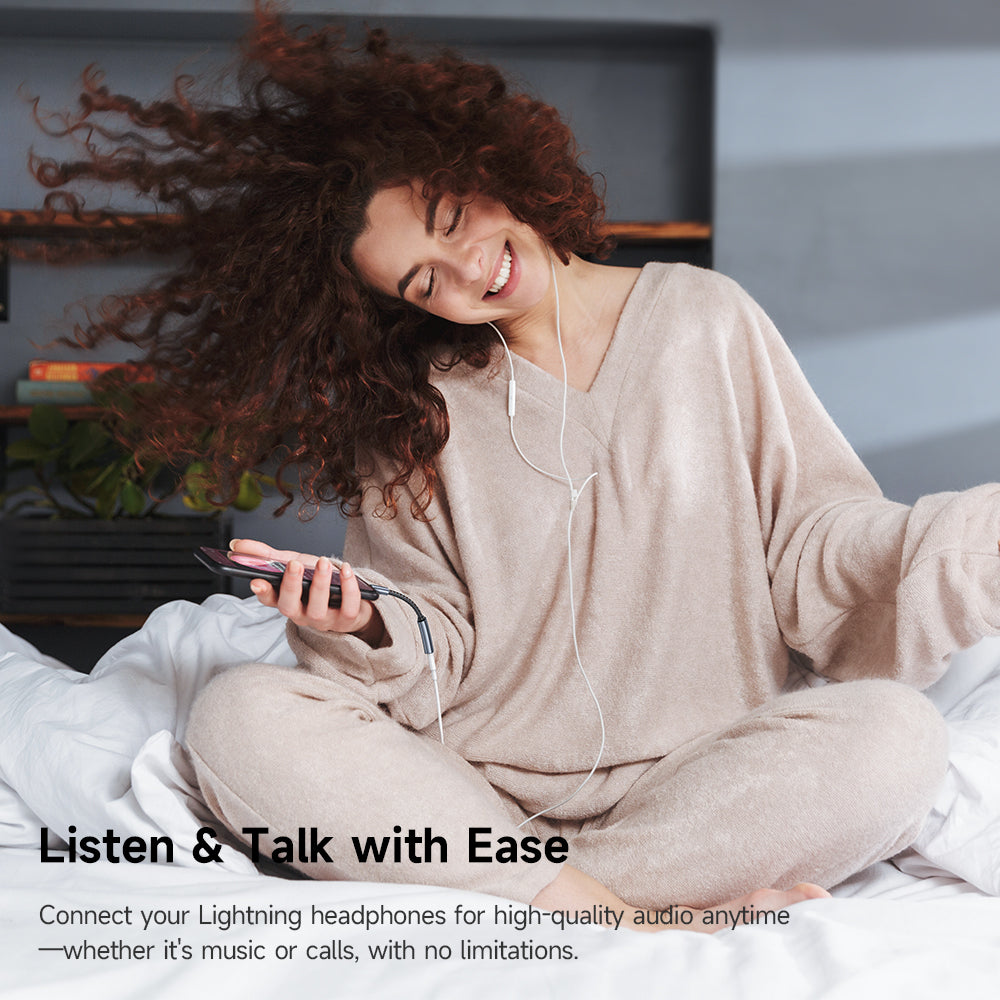 Adaptador de Audio USB-C - Lightning McDodo CA-4870, Gris