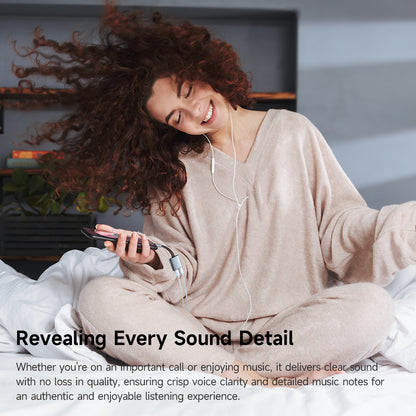 Adaptador de Audio USB-C - USB-C / USB-C McDodo CA-3370, Gris