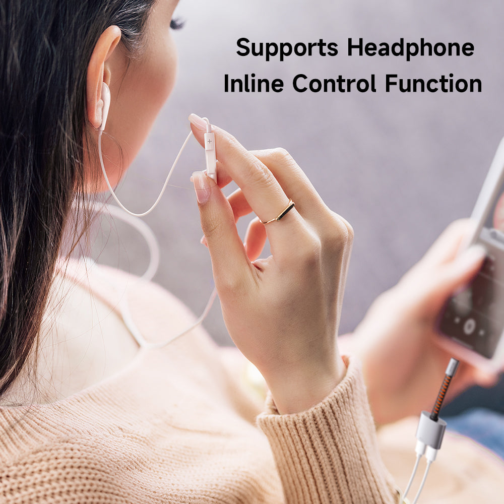 Adaptador de Audio USB-C - USB-C / USB-C McDodo CA-3370, Gris