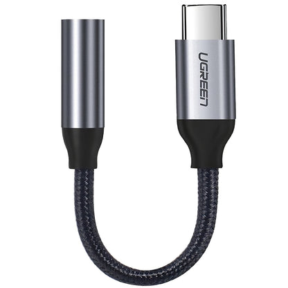 Adaptador de Audio USB-C - 3.5mm UGREEN AV142, Gris