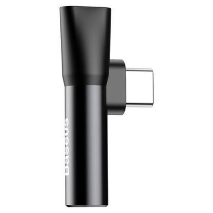 Adaptador de audio USB-C - USB-C / 3,5 mm Baseus L41, Negro CATL41-01