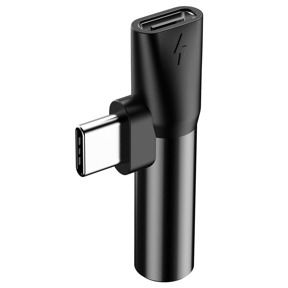 Adaptador de audio USB-C - USB-C / 3,5 mm Baseus L41, Negro CATL41-01