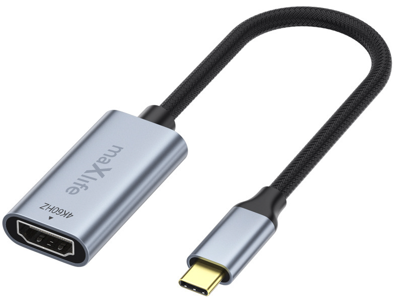 Adaptador de Audio y Video USB-C - HDMI MaXlife MXHC-01, Gris