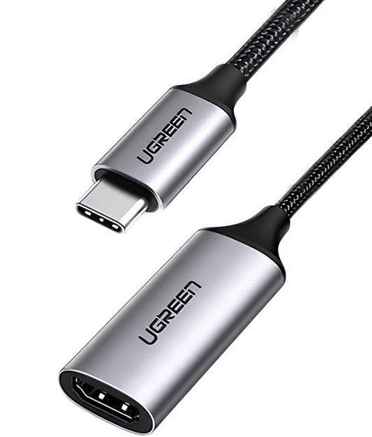 Adaptador de Audio y Video USB-C a HDMI UGREEN CM297, Gris