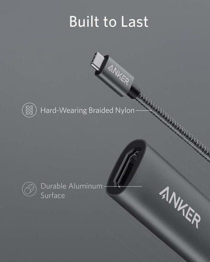 Adaptador de Audio y Video USB-C - HDMI Anker 310, Gris A83120A2