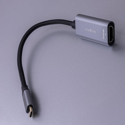 Adaptador de Audio y Video USB-C - HDMI MaXlife MXHC-01, Gris