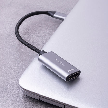Adaptador de Audio y Video USB-C - HDMI MaXlife MXHC-01, Gris