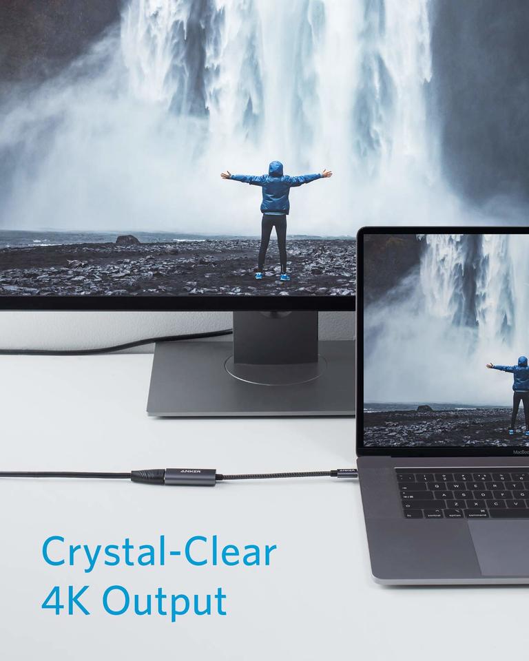 Adaptador de Audio y Video USB-C - HDMI Anker 310, Gris A83120A2