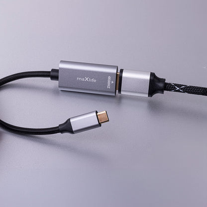 Adaptador de Audio y Video USB-C - HDMI MaXlife MXHC-01, Gris