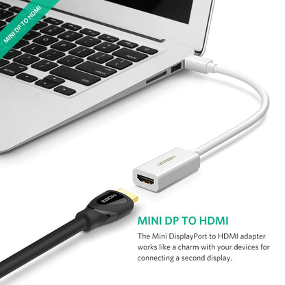 Adaptador de Video UGREEN MD112 (10461), MiniDisplayPort - HDMI, Negro