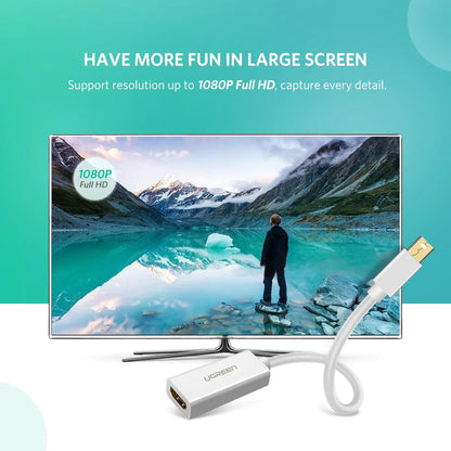 Adaptador de Video UGREEN MD112 (10461), MiniDisplayPort - HDMI, Negro