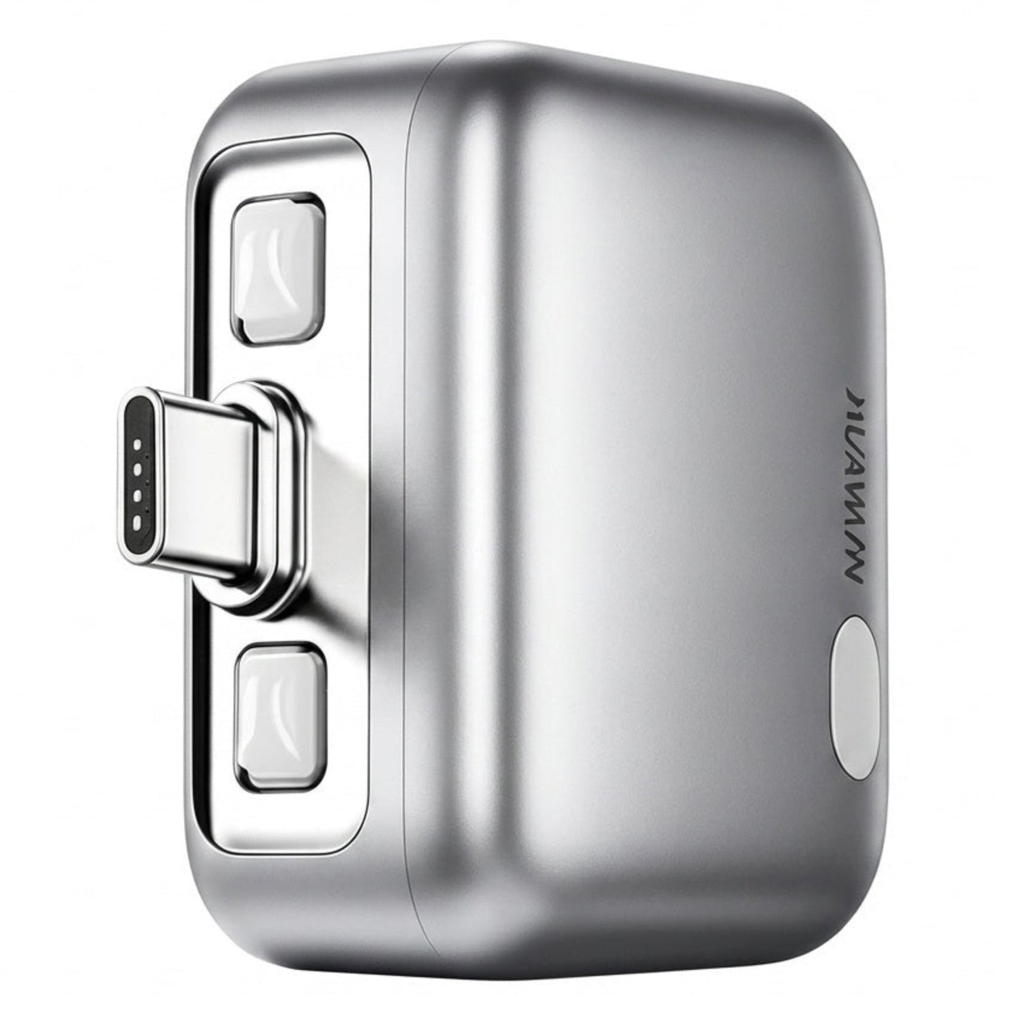 Adaptador Auto Disconnect USB-C KUWAJIA KH-51 para Alimentación con Desconexión Automática y Protección de Batería, Plateado