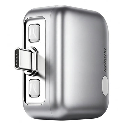 Adaptador Auto Disconnect USB-C KUWAJIA KH-51 para Alimentación con Desconexión Automática y Protección de Batería, Plateado