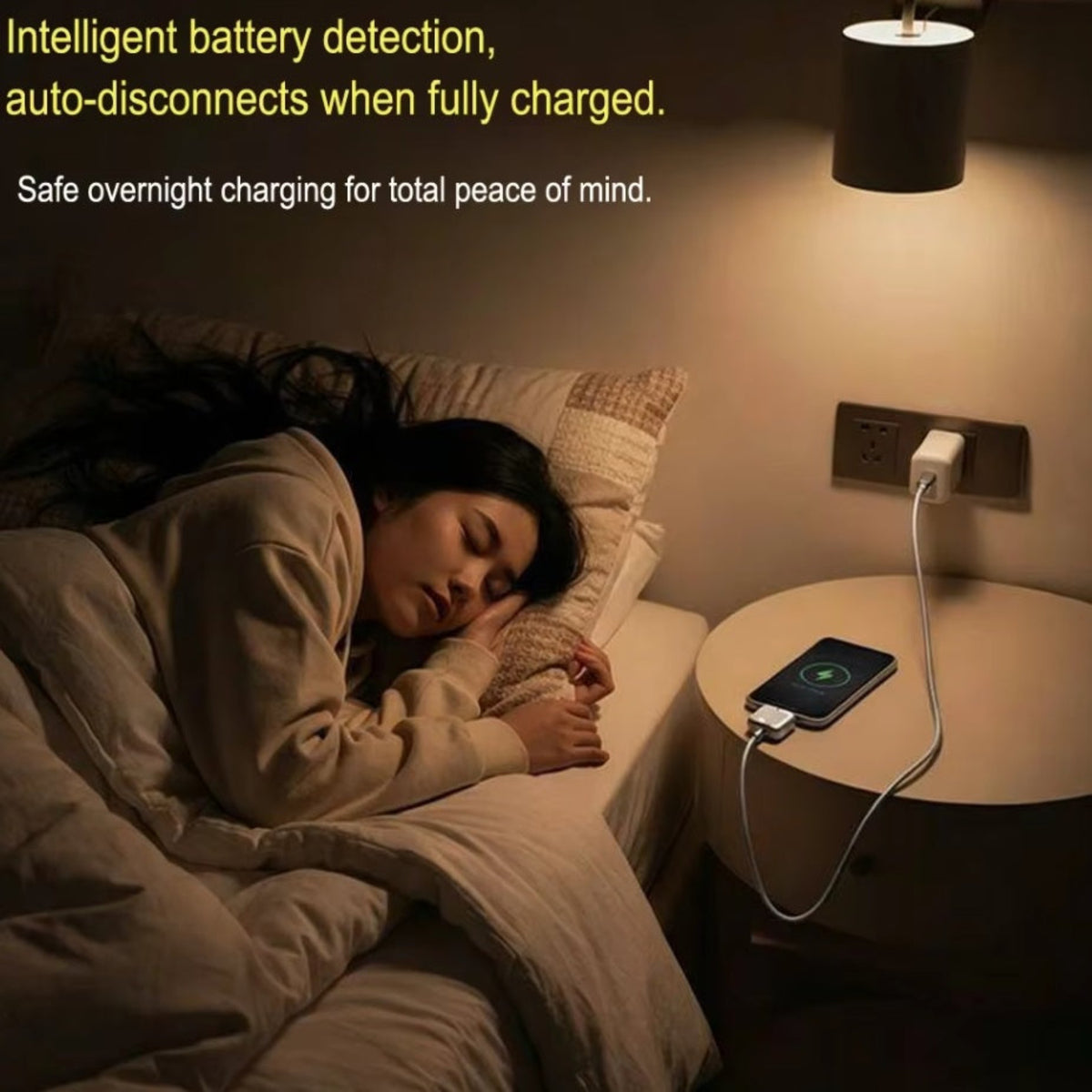 Adaptador Auto Disconnect USB-C KUWAJIA KH-51 para Alimentación con Desconexión Automática y Protección de Batería, Plateado