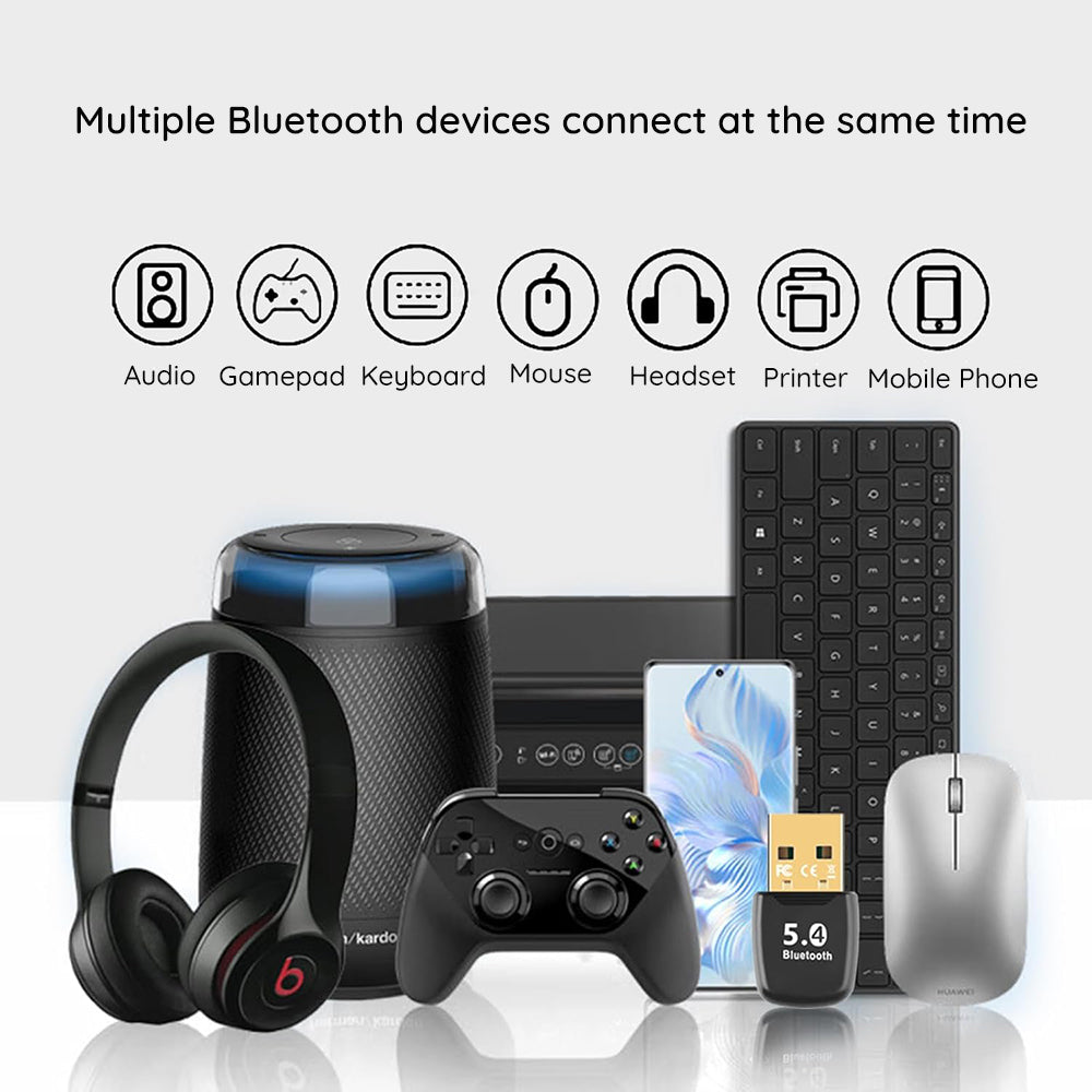 Adaptador Bluetooth USB Techsuit BlueJet A20, Negro