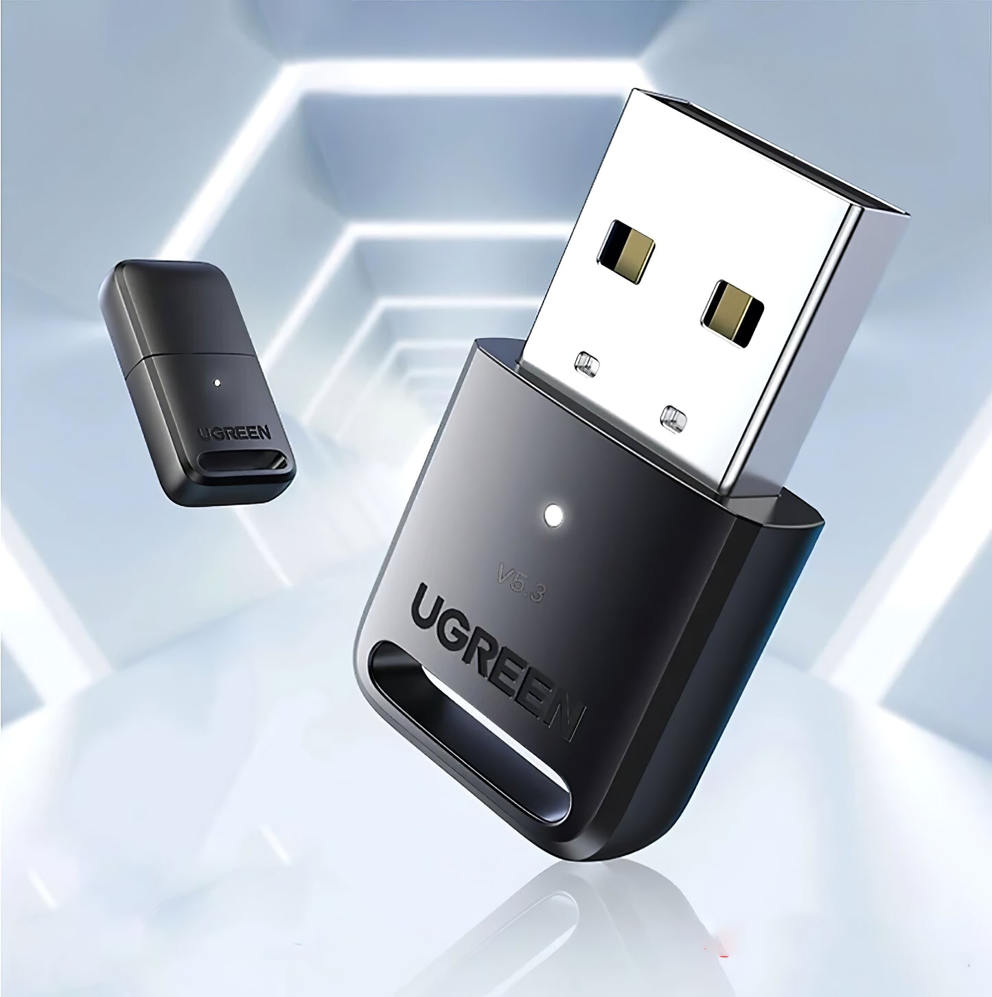 Adaptador USB Bluetooth UGREEN CM591, Negro 