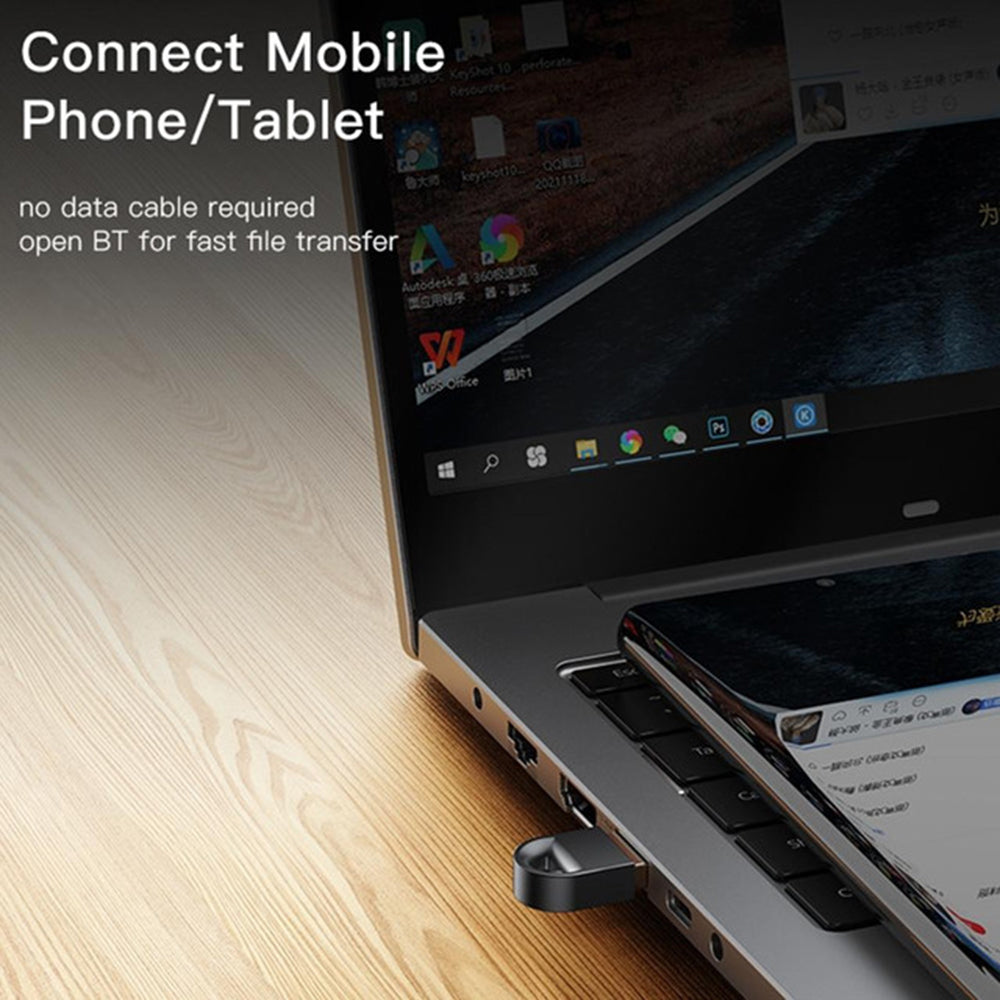 Adaptador Bluetooth USB Yesido YAU34, Negro