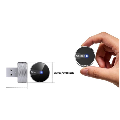 Adaptador Carplay / Android Auto Wireless Ottocast Mini Slim Tube para Apple iPhone / Android Series CP88-T4