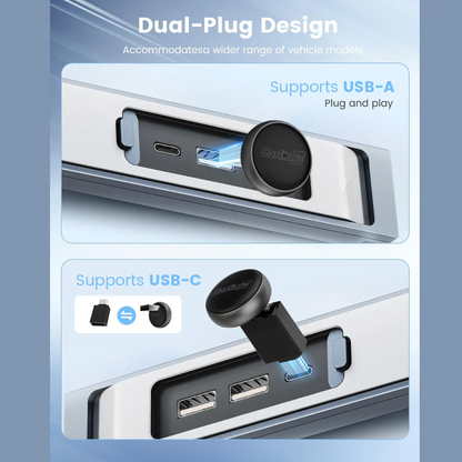 Adaptador Carplay / Android Auto Wireless Carlinkit Mini Ultra3 para Apple iPhone / Serie Android