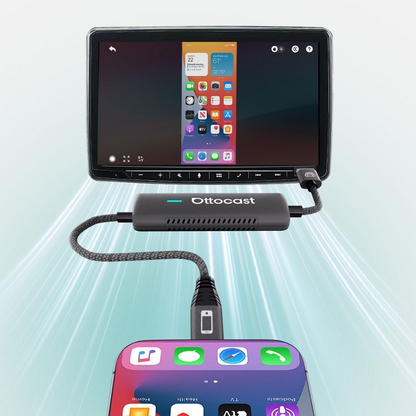 Adaptador Carplay / Android Auto Ottocast Mirror Touch para Apple iPhone / Android Series CA450-T