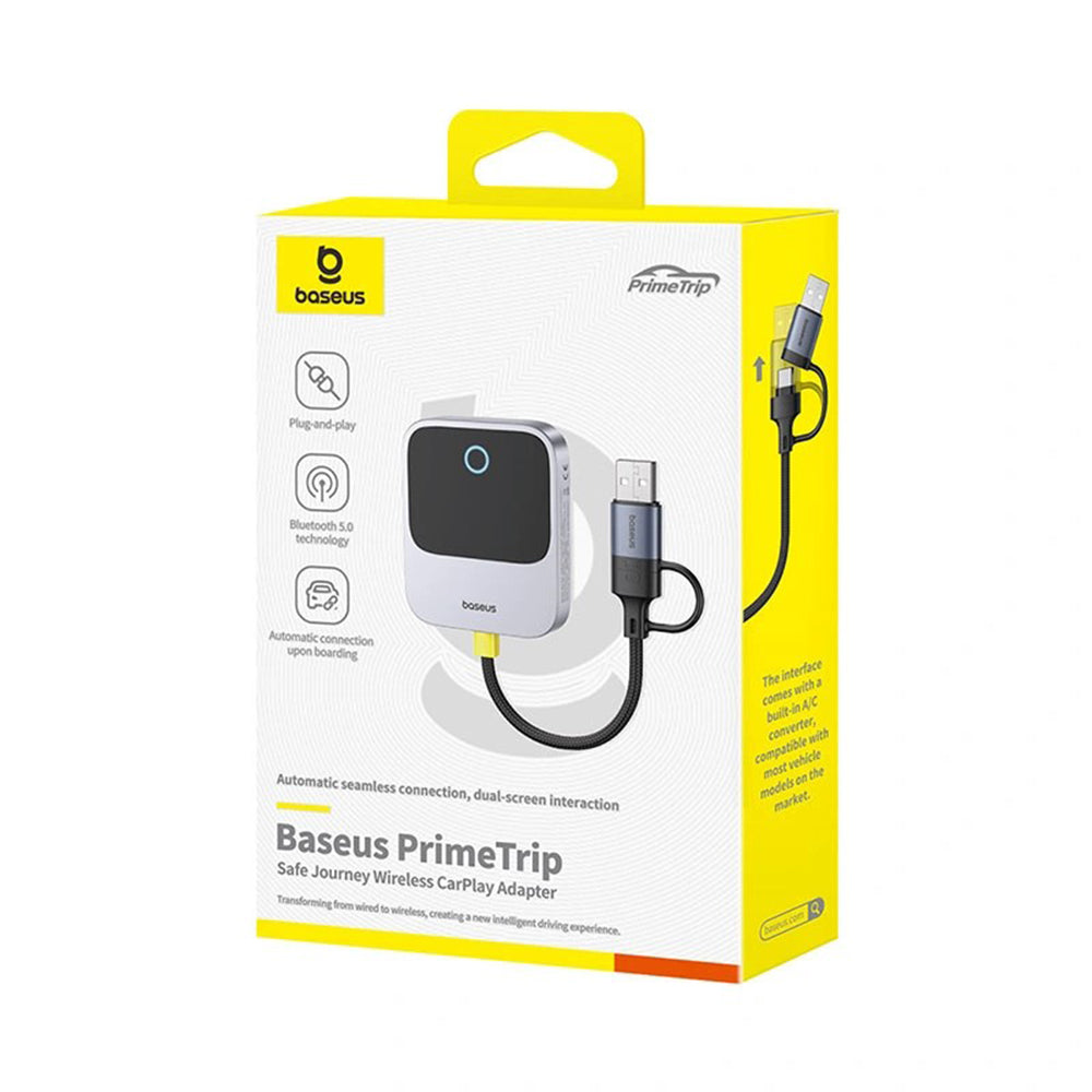 Adaptador Carplay Wireless Baseus PrimeTrip para Apple iPhone Series, Reacondicionado C10745100813-00