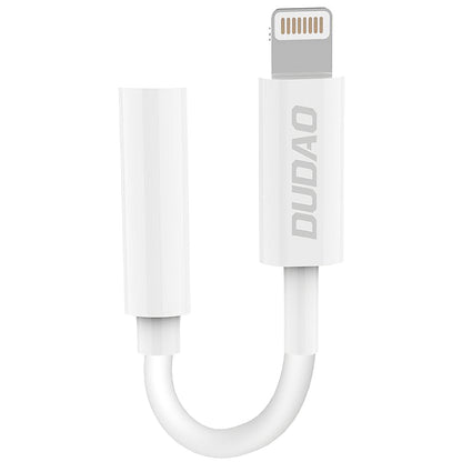 Adaptador de audio Lightning - 3,5 mm Dudao L16i, Blanco