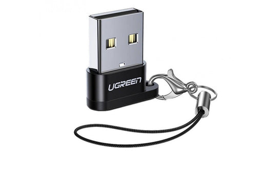 Adaptador de Datos y Carga USB-C - USB-A UGREEN US280, Negro